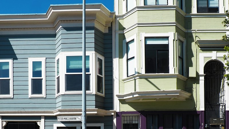 Apartment building in the Bay Area